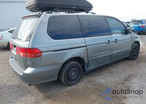 2001 Honda Odyssey Ex from USA, damaged, VIN 2HKRL18671H522691
